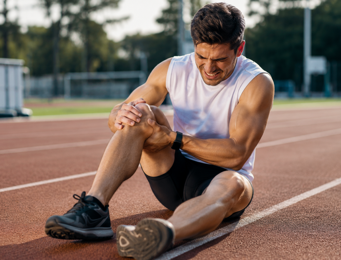 Patient performing rehabilitation exercises for sports injury recovery at Boardman Family Chiropractic